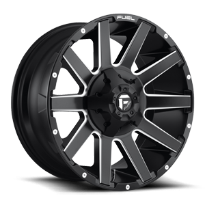 Contra - D616 20x9 +20 | 8 Lug | Matte Black & Milled