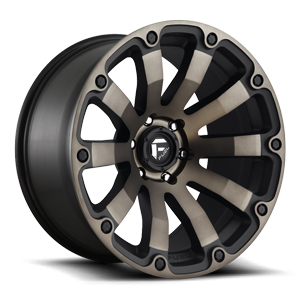 Diesel - D636 20x10 -18 | Matte Black/Machined/DDT