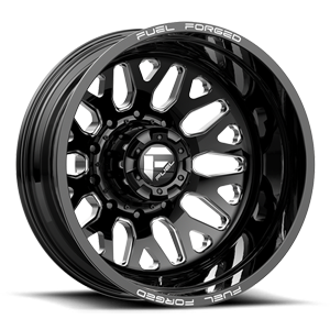 FF19D - Rear Gloss Black Milled - 22x8.5