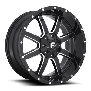 Maverick - D610 22x10 +10 | Gloss Black & Milled 